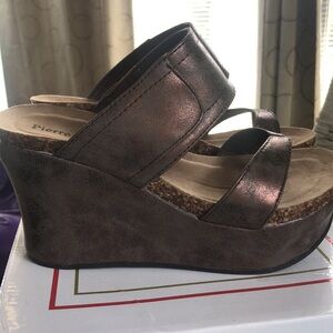 Pierre Dumas bronze shoes